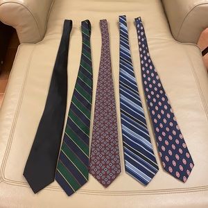 Ties- Set of five - X Long